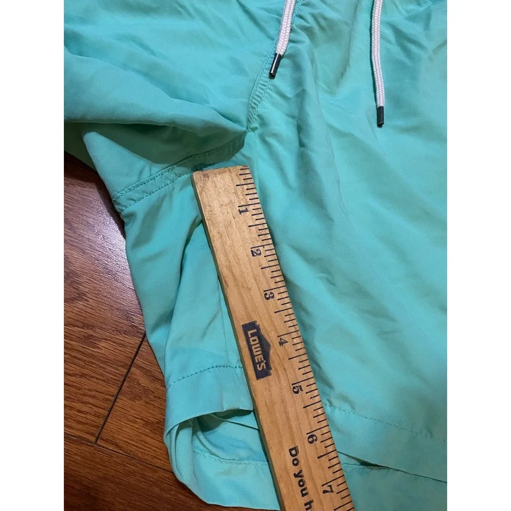 Polo Ralph Lauren Men's XL Mint Green Swim Trunks Mesh‎ Lined Shorts Excellent